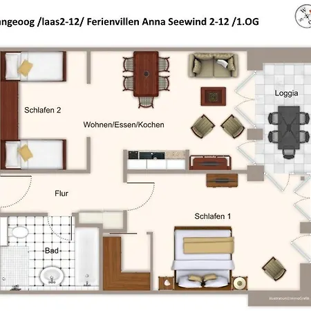 Apartmentvilla Anna Apartmentvilla Anna 2-12 アパート