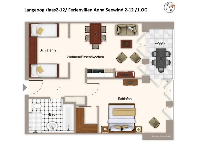 Apartmentvilla Anna Apartmentvilla Anna 2-12 Lejlighed